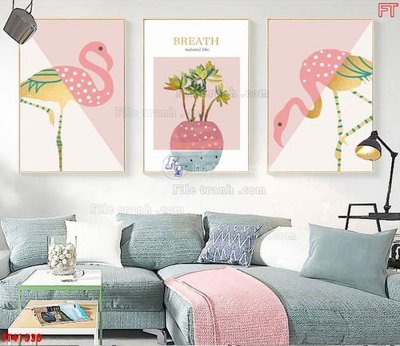 File in mica File tranh bộ hiện đại FT41330 (bản gốc) siêu trong