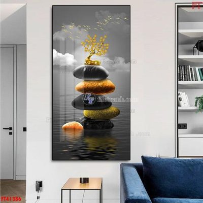 File gốc File tranh bộ hiện đại FT41386 (chuẩn màu) cho in offset