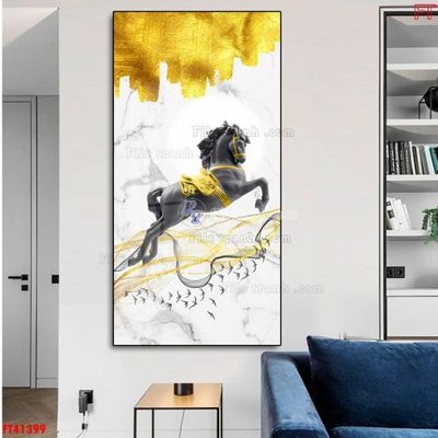 File in trần File tranh bộ hiện đại FT41399 (bản gốc) mây trời