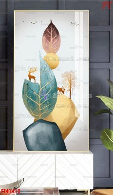 File PSD File tranh bộ hiện đại FT41412 (gốc) cho in quảng cáo