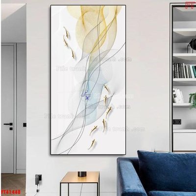 File gốc File tranh bộ hiện đại FT41448 (in ấn) màu sắc trung thực