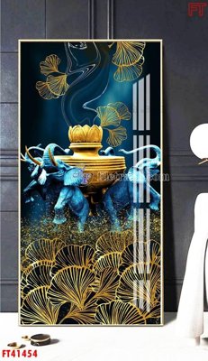 File gốc File tranh bộ hiện đại FT41454 (in 3D) cho trang trí