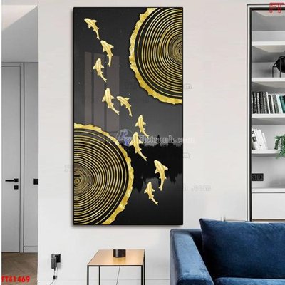 File in trần File tranh bộ hiện đại FT41469 (bản gốc) phong cảnh