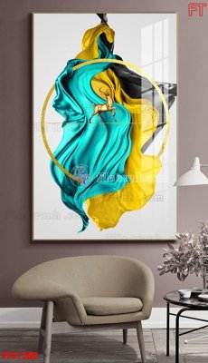 File tranh File tranh bộ hiện đại FT41500 (ảnh gốc) in trần nhà