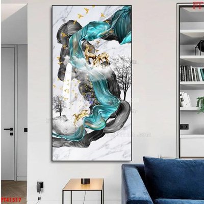 Hình ảnh file gốc in trần nhà File tranh bộ hiện đại FT41517