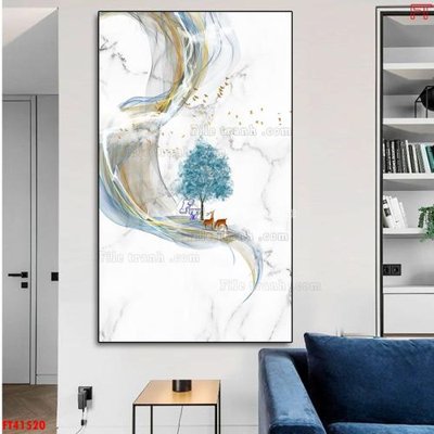 File tranh File tranh bộ hiện đại FT41520 (bản gốc) in canvas
