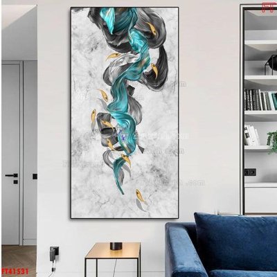 File gốc File tranh bộ hiện đại FT41531 (in lụa) tranh thuận buồm