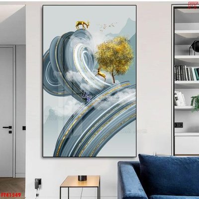 Tải file File tranh bộ hiện đại FT41549 (ảnh gốc) in tranh kính