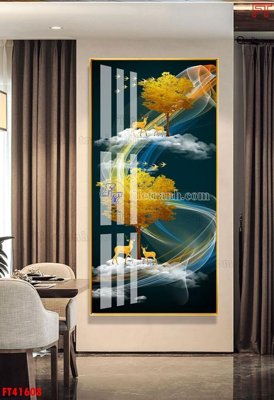 File tranh File tranh bộ hiện đại FT41608 (file gốc) chuẩn màu in