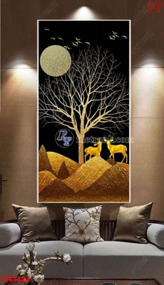 File gốc File tranh bộ hiện đại FT41624 (dành cho trang trí nội thất)