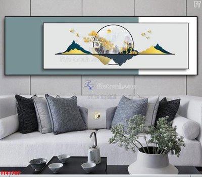 Tải file File tranh bộ hiện đại FT41707 (gốc) in ấn chất lượng