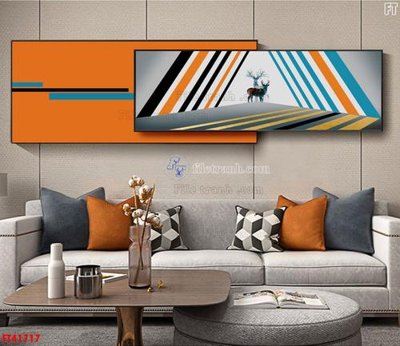 File gốc File tranh bộ hiện đại FT41717 (cho in UV) siêu nét