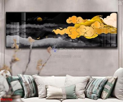 Download file File tranh bộ hiện đại FT41756 (gốc) in mica đèn LED