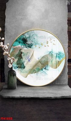 File PSD File tranh bộ hiện đại FT41832 (gốc) cho in quảng cáo