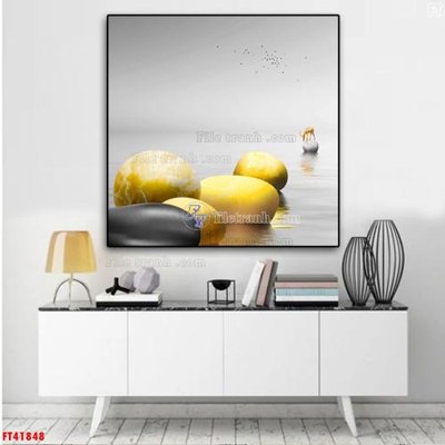 File gốc File tranh bộ hiện đại FT41848 (in lụa) trang trí tường