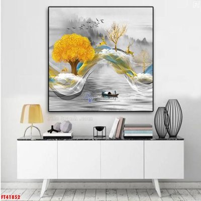 File gốc File tranh bộ hiện đại FT41852 (phiên bản chuẩn) để in ấn