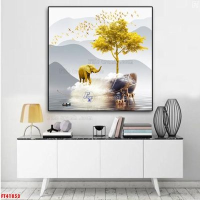 Tải về file gốc File tranh bộ hiện đại FT41853 (chuẩn in ấn)