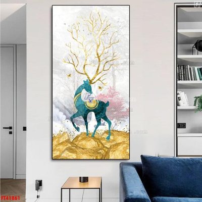 File in lụa File tranh bộ hiện đại FT41861 (hoa văn) File tranh bộ hiện đại FT41861