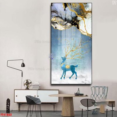 File in ấn File tranh bộ hiện đại FT41862 (bản gốc) chất lượng cao