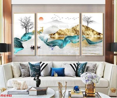 File gốc File tranh bộ hiện đại FT41943 (PNG) nền trong suốt