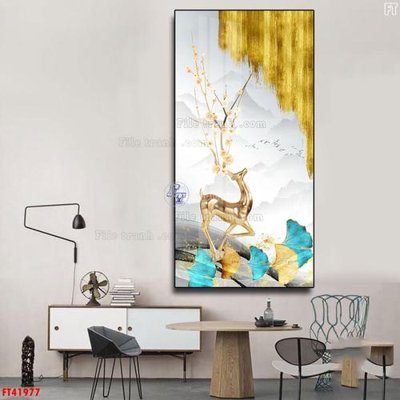 Tải file File tranh bộ hiện đại FT41977 (gốc) làm tranh trang trí