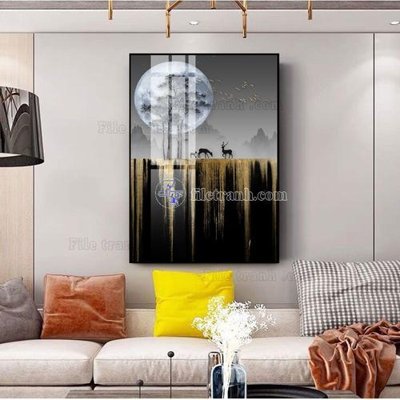 Tải file File tranh hiện đại pha lê gương FT420 (gốc) chủ đề tôn giáo