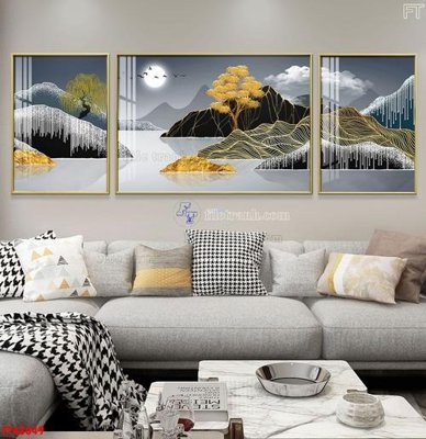 File gốc in ấn File tranh bộ hiện đại FT42049 chất lượng vượt trội