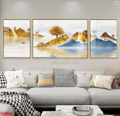 Hình ảnh file gốc File tranh bộ hiện đại FT42094 (chất lượng cao)