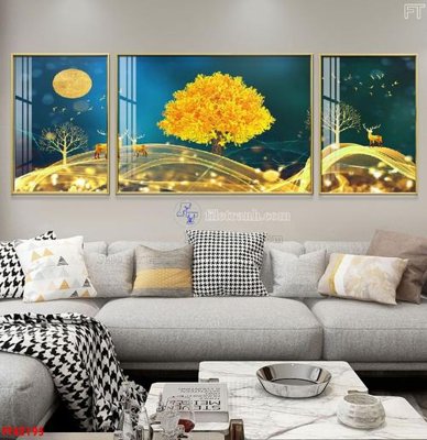 File gốc File tranh bộ hiện đại FT42195 (trang trí) phòng làm việc