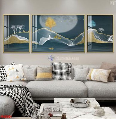 File gốc in ấn File tranh bộ hiện đại FT42201 (sẵn sàng tải về)