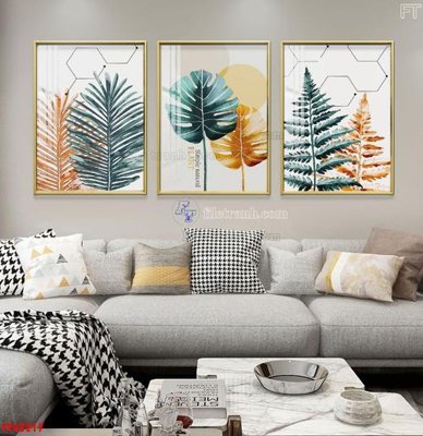 File gốc File tranh bộ hiện đại FT42217 (in mica) làm quà tặng