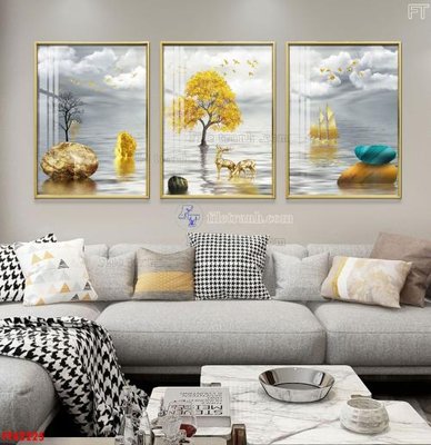 File gốc File tranh bộ hiện đại FT42225 (in ấn) không giới hạn