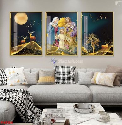 File in lụa File tranh bộ hiện đại FT42354 (tân cổ điển) File tranh bộ hiện đại FT42354