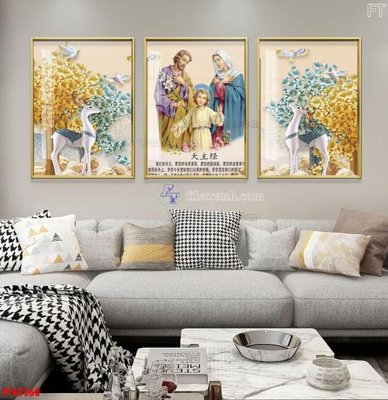 File in trần File tranh bộ hiện đại FT42360 (bản gốc) đại dương