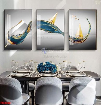 Tải file File tranh bộ hiện đại FT42380 (gốc) in ấn chất lượng