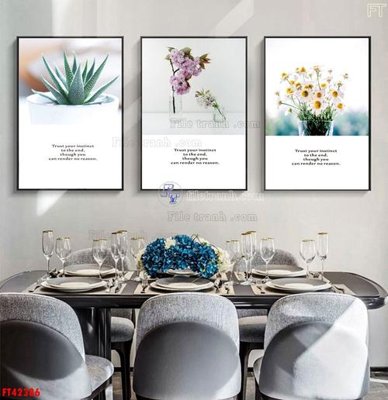 File in trần File tranh bộ hiện đại FT42386 (bản gốc) 5D
