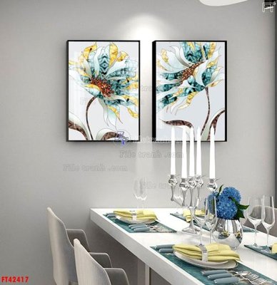 Tải file gốc in lụa File tranh bộ hiện đại FT42417 siêu nét