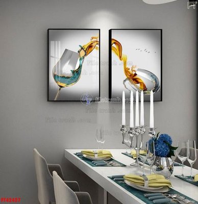 File PSD File tranh bộ hiện đại FT42427 (chất lượng in ấn)