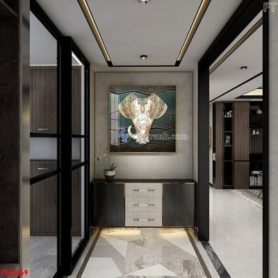 Tải file gốc File tranh bộ hiện đại FT42469 (in bạt) quảng cáo