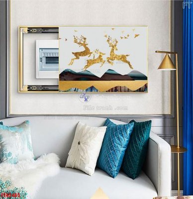 File tranh File tranh bộ hiện đại FT42483 (file gốc) chuẩn màu in