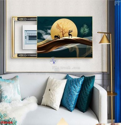 Download file gốc File tranh bộ hiện đại FT42484 (in lụa) nghệ thuật