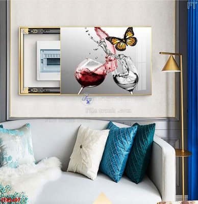 File PSD File tranh bộ hiện đại FT42497 (bản gốc) dễ dàng edit