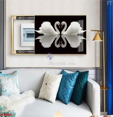 File gốc in ấn File tranh bộ hiện đại FT42498 độ phân giải cao