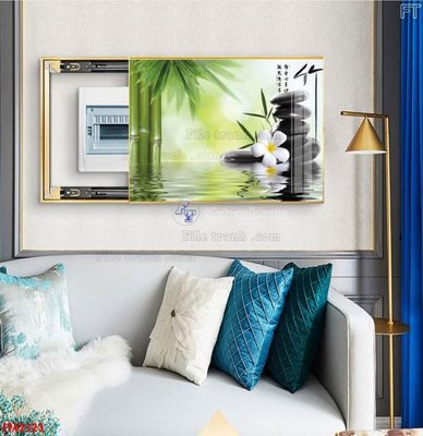 File in ấn File tranh bộ hiện đại FT42523 (bản gốc) sắc nét