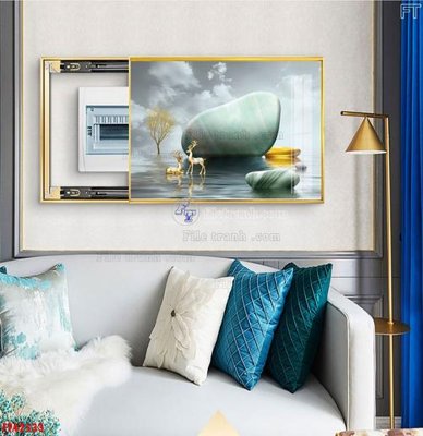 File gốc in ấn File tranh bộ hiện đại FT42533 chuẩn màu CMYK