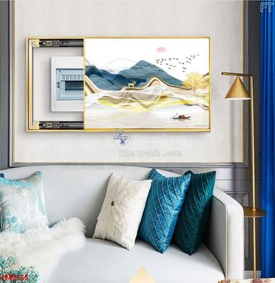 Tải file File tranh bộ hiện đại FT42555 (gốc) chủ đề tâm linh