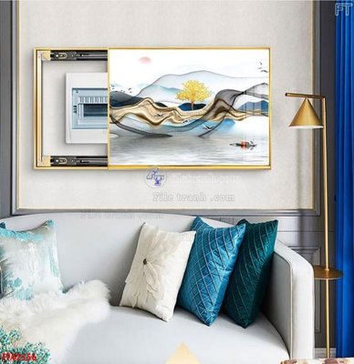 File gốc File tranh bộ hiện đại FT42556 (in ấn) không giới hạn