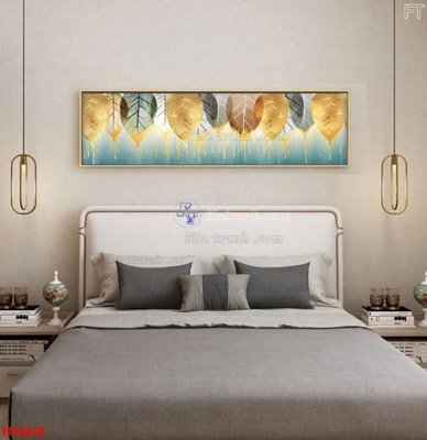 File PSD File tranh bộ hiện đại FT42650 (gốc) tách lớp chi tiết