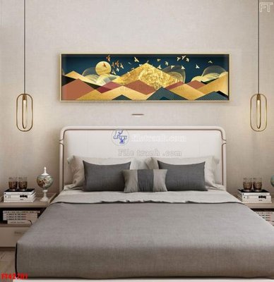 File in lụa File tranh bộ hiện đại FT42701 (chất lượng cao) File tranh bộ hiện đại FT42701