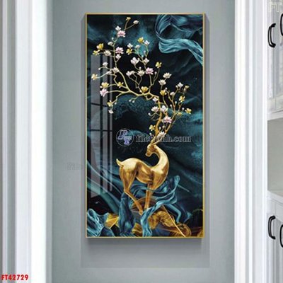 File tranh File tranh bộ hiện đại FT42729 (ảnh gốc) in trần nhà
